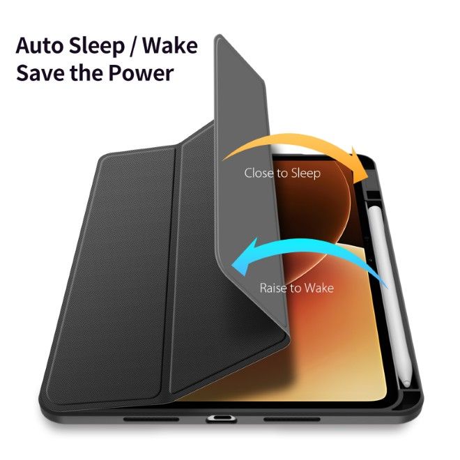 Dux Ducis - Xiaomi Pad 8 / 7 Pro / 7 Hülle - Leder Bookcover - Toby Series - schwarz