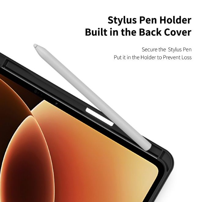 Dux Ducis - Xiaomi Pad 8 / 7 Pro / 7 Hülle - Leder Bookcover - Toby Series - schwarz