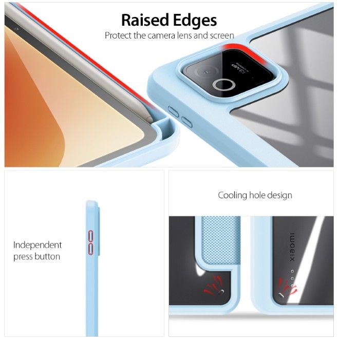 Dux Ducis - Xiaomi Pad 8 / 7 Pro / 7 Hülle - Leder Bookcover - Toby Series - blau