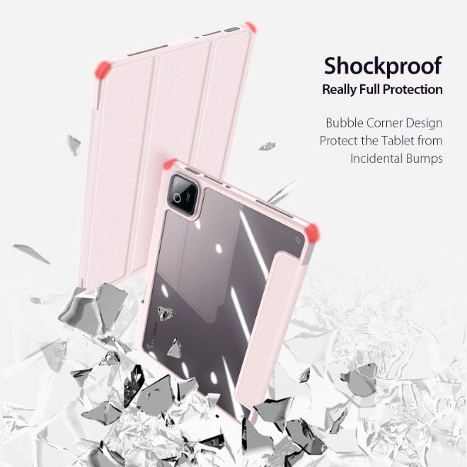 Dux Ducis - Xiaomi Pad 8 / 7 Pro / 7 Hülle - Leder Bookcover - Toby Series - pink