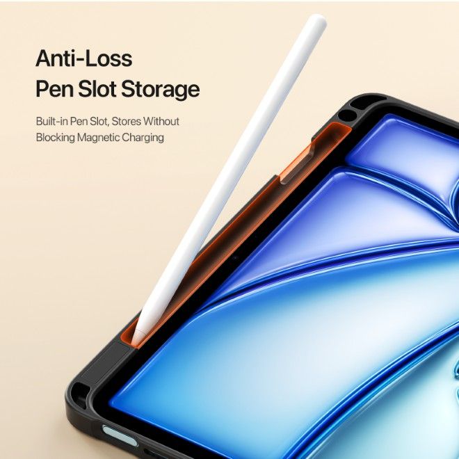 Dux Ducis - iPad Air 11 (2025/2024/2022/2020) / iPad Pro 11 (2022/2021/2020) Hülle - Kunstleder Bookcover - Vers Series - schwarz