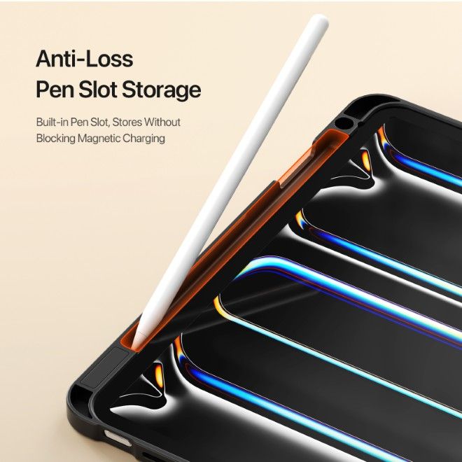 Dux Ducis - iPad Pro 11 (2025/2024) Hülle - Kunstleder Bookcover - Vers Series - schwarz