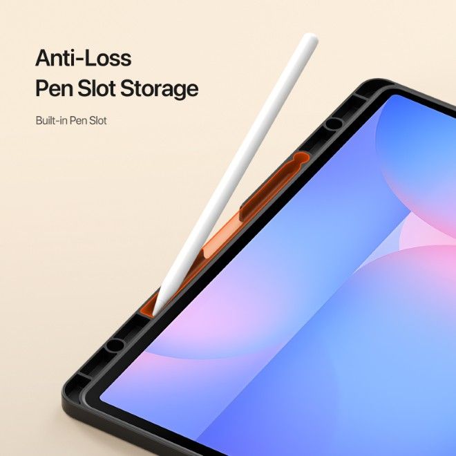 Dux Ducis - Samsung Galaxy Tab S10 FE+ Hülle - Kunstleder Bookcover - Vers Series - schwarz