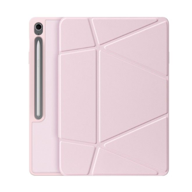 Dux Ducis - Samsung Galaxy Tab S10 FE+ Hülle - Kunstleder Bookcover - Vers Series - pink