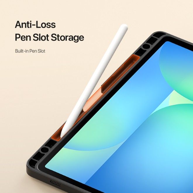 Dux Ducis - Samsung Galaxy Tab S10 Lite / S10 FE / S9 / S9 FE Hülle - Kunstleder Bookcover - Vers Series - schwarz