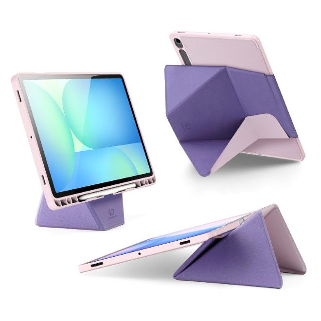 Dux Ducis - Samsung Galaxy Tab S10 Lite / S10 FE / S9 / S9 FE Hülle - Kunstleder Bookcover - Vers Series - pink
