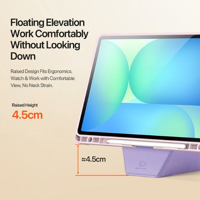 Dux Ducis - Samsung Galaxy Tab S10 Lite / S10 FE / S9 / S9 FE Hülle - Kunstleder Bookcover - Vers Series - pink