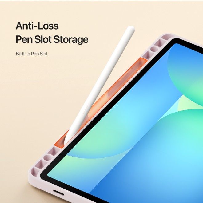 Dux Ducis - Samsung Galaxy Tab S10 Lite / S10 FE / S9 / S9 FE Hülle - Kunstleder Bookcover - Vers Series - pink