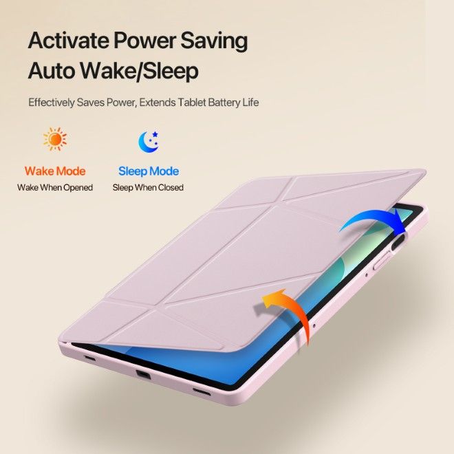 Dux Ducis - Samsung Galaxy Tab S10 Lite / S10 FE / S9 / S9 FE Hülle - Kunstleder Bookcover - Vers Series - pink