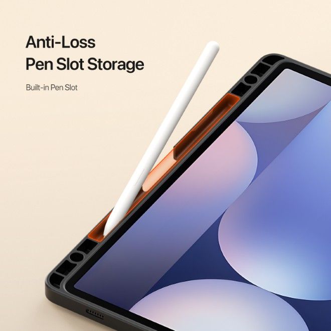 Dux Ducis - Samsung Galaxy Tab S10+ / S9+ / S9 FE+ Hülle - Kunstleder Bookcover - Vers Series - schwarz