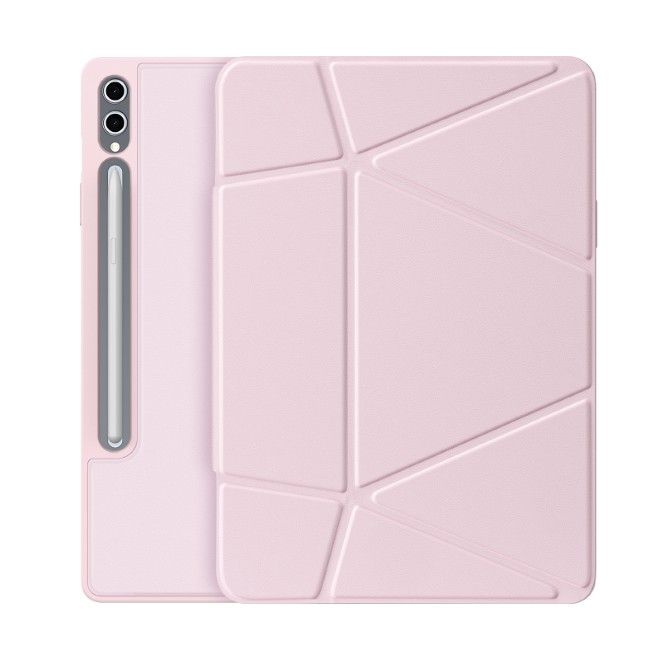 Dux Ducis - Samsung Galaxy Tab S10+ / S9+ / S9 FE+ Hülle - Kunstleder Bookcover - Vers Series - pink