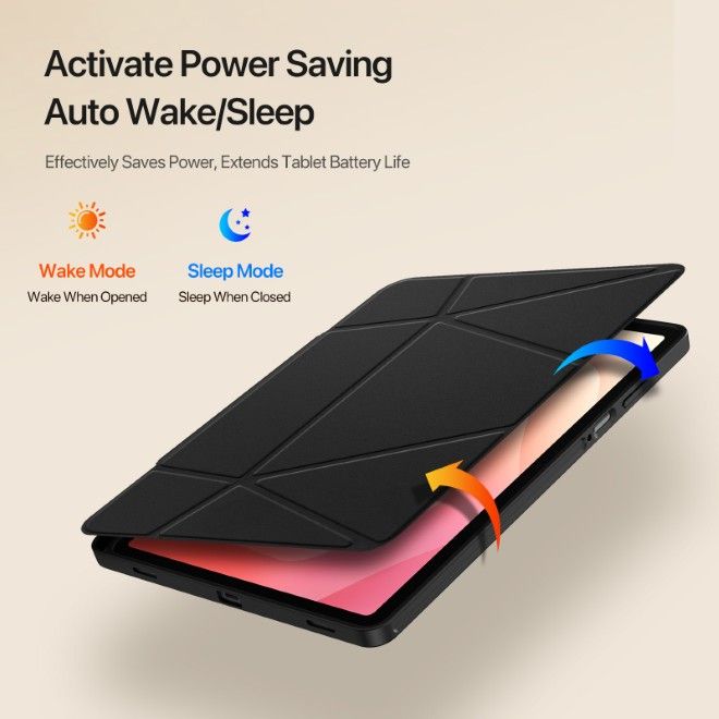 Dux Ducis - Samsung Galaxy Tab S11 Hülle - Kunstleder Bookcover - Vers Series - schwarz