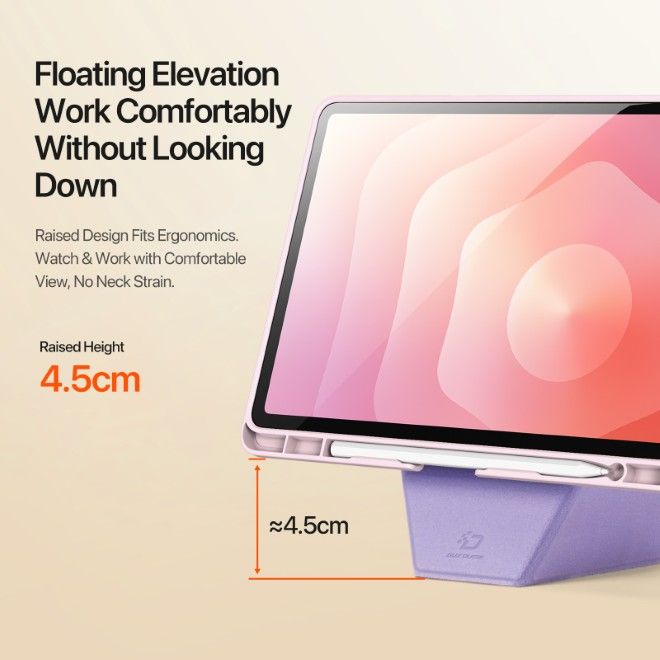 Dux Ducis - Samsung Galaxy Tab S11 Hülle - Kunstleder Bookcover - Vers Series - pink