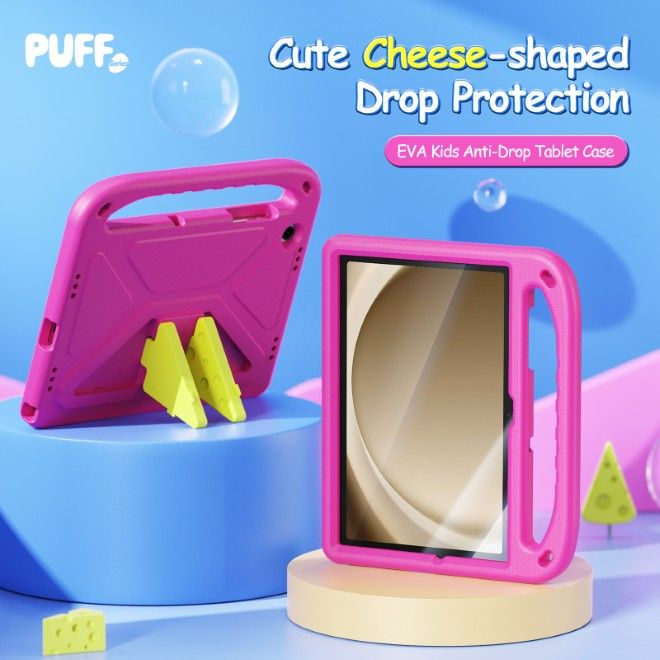 Dux Ducis - Samsung Galaxy Tab A11+ / A9+ Hülle - Robustes EVA Case - Puff Series - pink