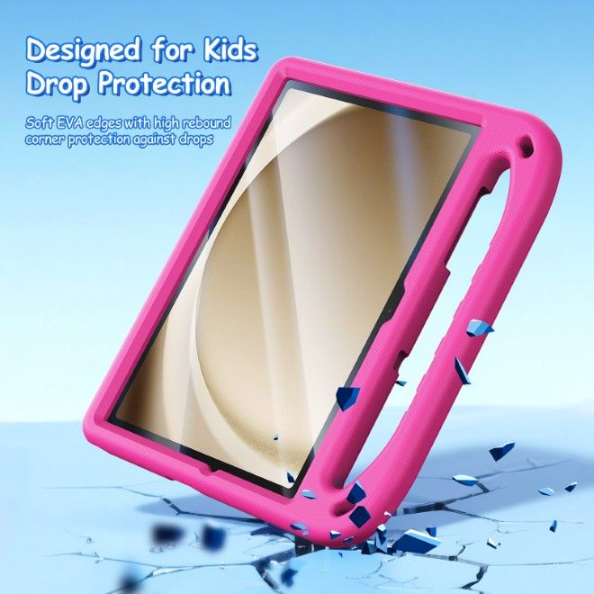 Dux Ducis - Samsung Galaxy Tab A11+ / A9+ Hülle - Robustes EVA Case - Puff Series - pink