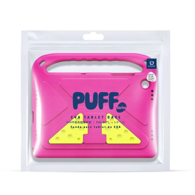 Dux Ducis - Samsung Galaxy Tab A11+ / A9+ Hülle - Robustes EVA Case - Puff Series - pink