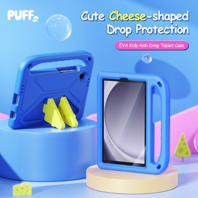 Dux Ducis - Samsung Galaxy Tab A11 / A9 Hülle - Robustes EVA Case - Puff Series - blau