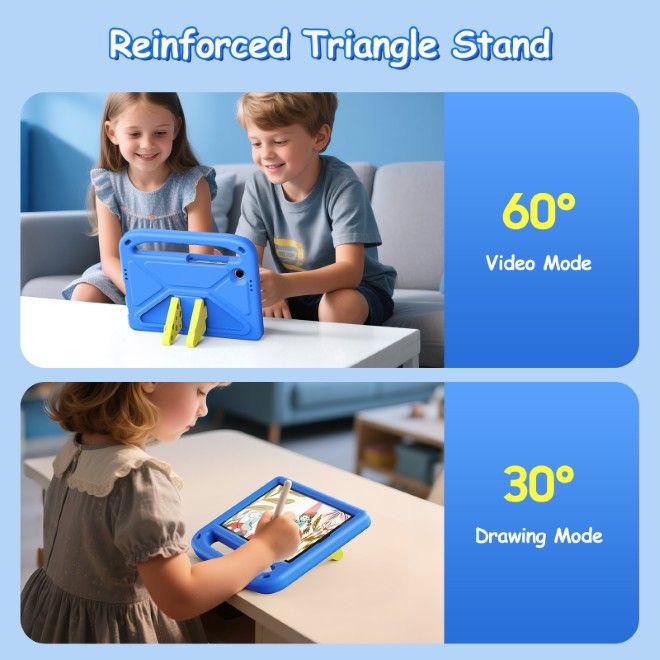 Dux Ducis - Samsung Galaxy Tab A11 / A9 Hülle - Robustes EVA Case - Puff Series - blau