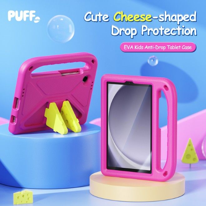 Dux Ducis - Samsung Galaxy Tab A11 / A9 Hülle - Robustes EVA Case - Puff Series - pink