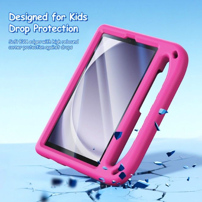 Dux Ducis - Samsung Galaxy Tab A11 / A9 Hülle - Robustes EVA Case - Puff Series - pink