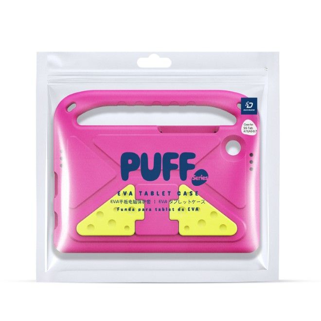 Dux Ducis - Samsung Galaxy Tab A11 / A9 Hülle - Robustes EVA Case - Puff Series - pink
