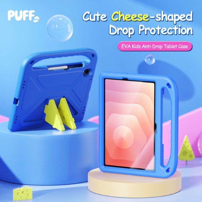 Dux Ducis - Samsung Galaxy Tab S11 Hülle - Robustes EVA Case - Puff Series - blau