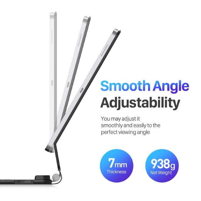 Dux Ducis - Samsung Galaxy Tab S10 FE+ Tastatur Hülle - Keyboard Case - MK Series - schwarz