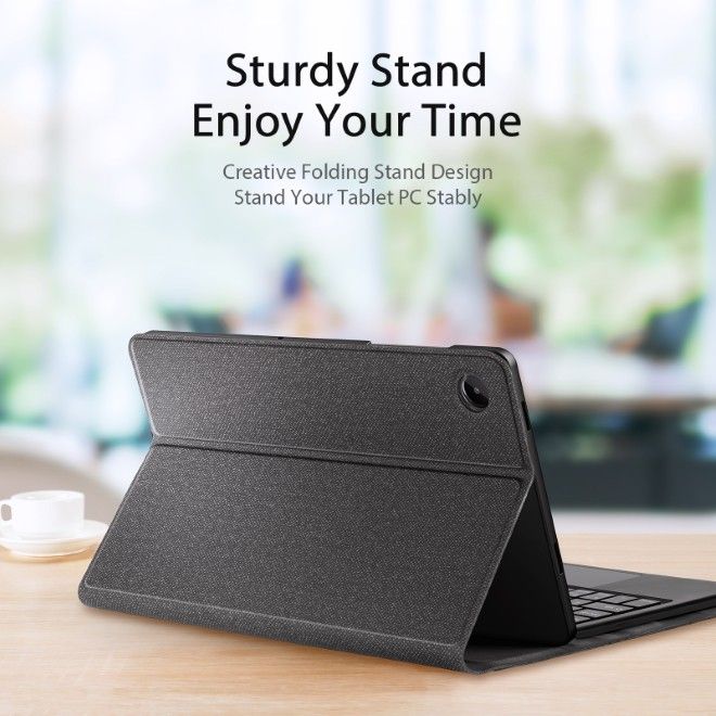 Dux Ducis - Samsung Galaxy Tab A11+ / A9+ Tastatur Hülle - Keyboard Case - TK Series - schwarz