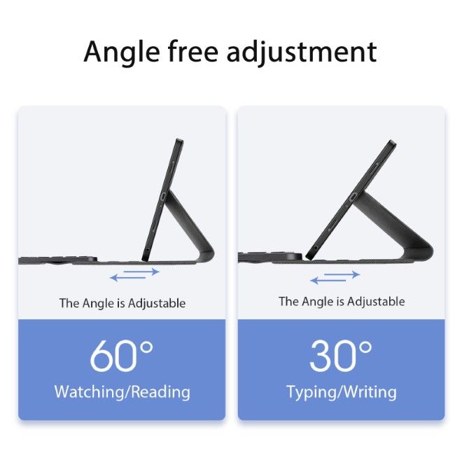 Dux Ducis - Samsung Galaxy Tab A11+ / A9+ Tastatur Hülle - Keyboard Case - TK Series - schwarz