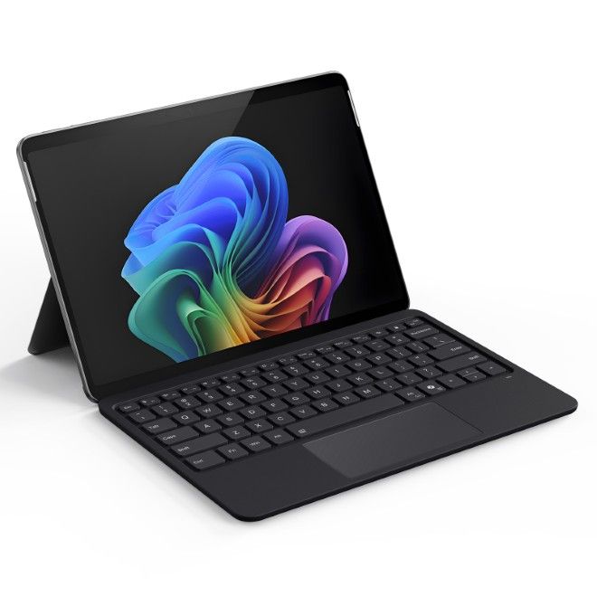Dux Ducis - Microsoft Surface Pro 12 Clavier - Disposition anglaise - Série CK Pro - noir