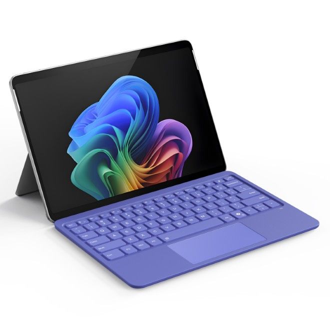 Dux Ducis - Microsoft Surface Pro 12 Clavier - Disposition Anglaise - Série CK Pro - Violet