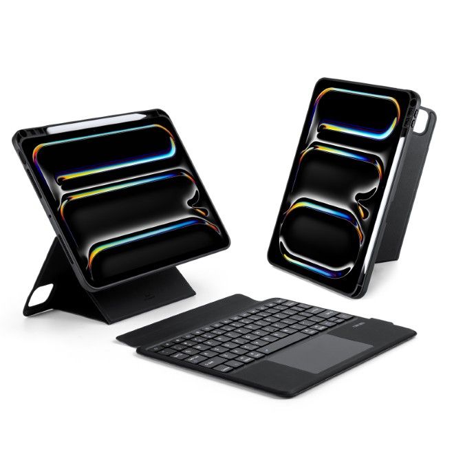 Dux Ducis - iPad Pro 11 (2025/2024) Tastatur Hülle - Keyboard Case - DK Series - schwarz
