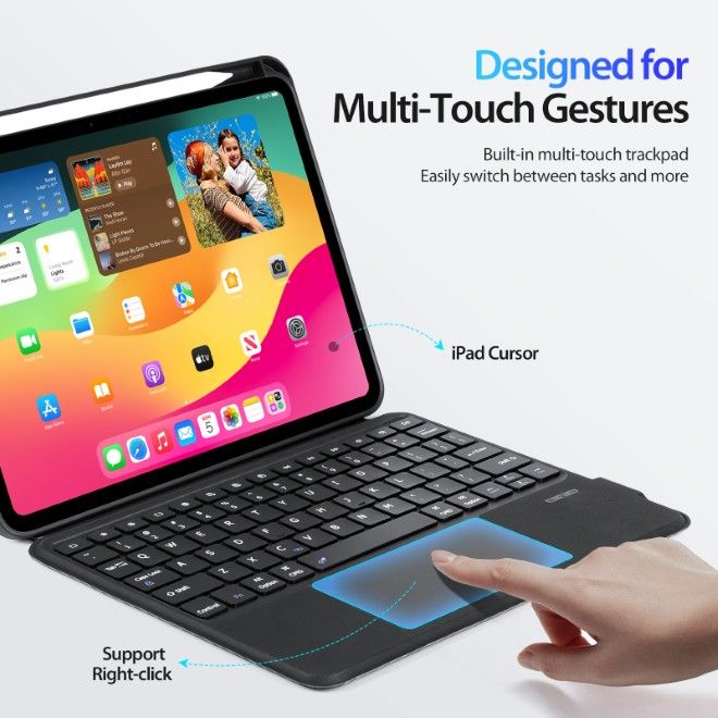 Dux Ducis - iPad Pro 11 (2025/2024) Tastatur Hülle - Keyboard Case - DK Series - schwarz