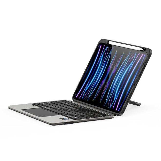 Dux Ducis - iPad Pro 11 (2022/2021/2020) Tastatur Hülle - Keyboard Case - VK Series - schwarz