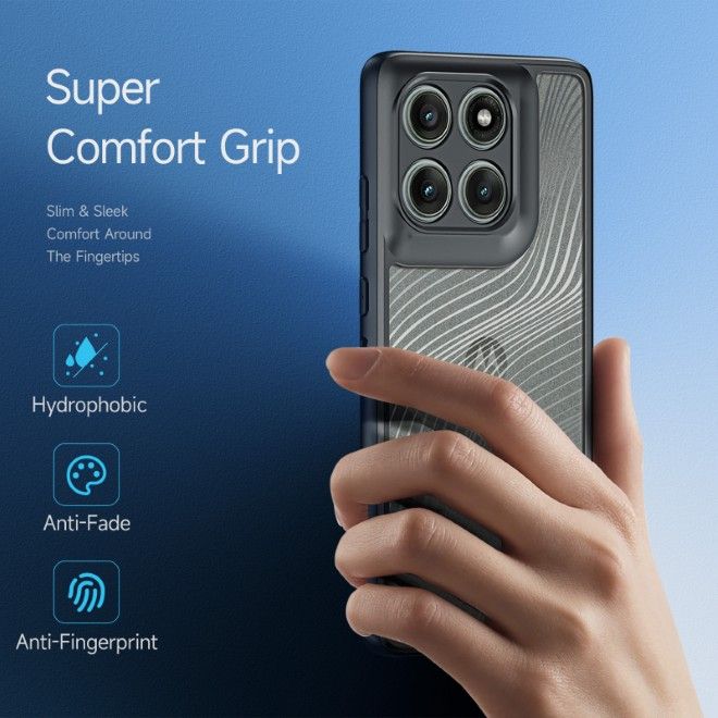 Dux Ducis - Motorola Edge 60 Pro Hülle - Hardcase - Aimo Series - schwarz