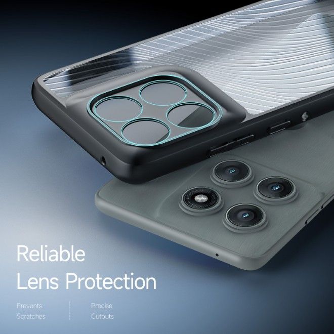 Dux Ducis - Motorola Edge 60 Pro Hülle - Hardcase - Aimo Series - schwarz