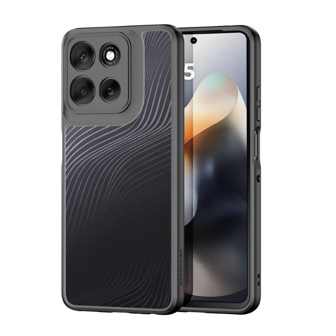 Dux Ducis - Motorola Moto G56 Hülle - Hardcase - Aimo Series - schwarz