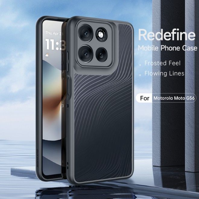 Dux Ducis - Motorola Moto G56 Hülle - Hardcase - Aimo Series - schwarz