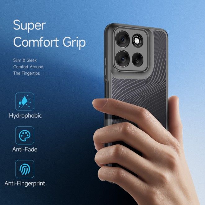 Dux Ducis - Motorola Moto G56 Hülle - Hardcase - Aimo Series - schwarz