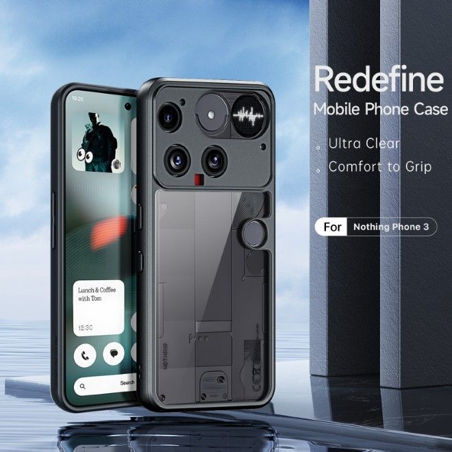 Dux Ducis - Nothing Phone (3) Hülle - Hardcase - Aimo Series - schwarz