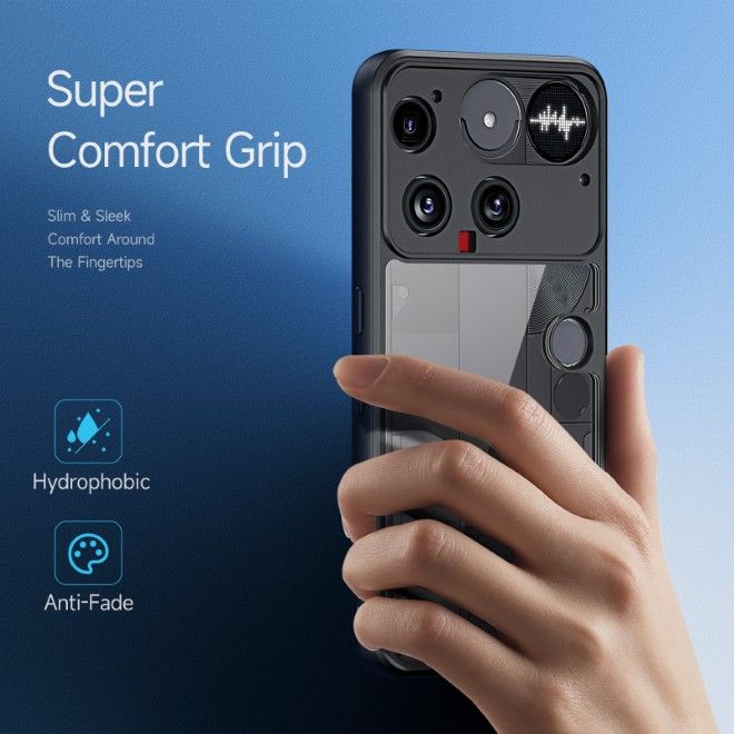 Dux Ducis - Nothing Phone (3) Hülle - Hardcase - Aimo Series - schwarz