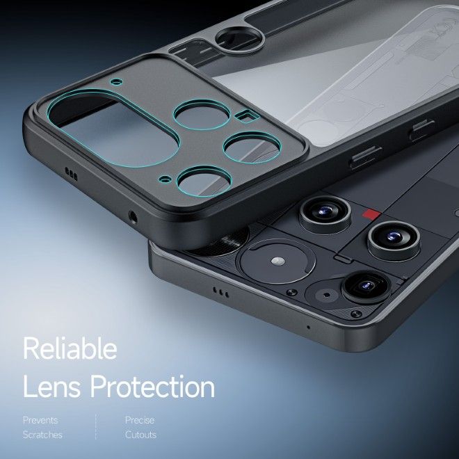 Dux Ducis - Nothing Phone (3) Hülle - Hardcase - Aimo Series - schwarz