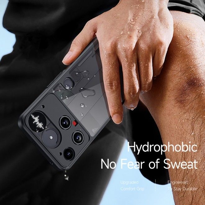 Dux Ducis - Nothing Phone (3) Hülle - Hardcase - Aimo Series - schwarz