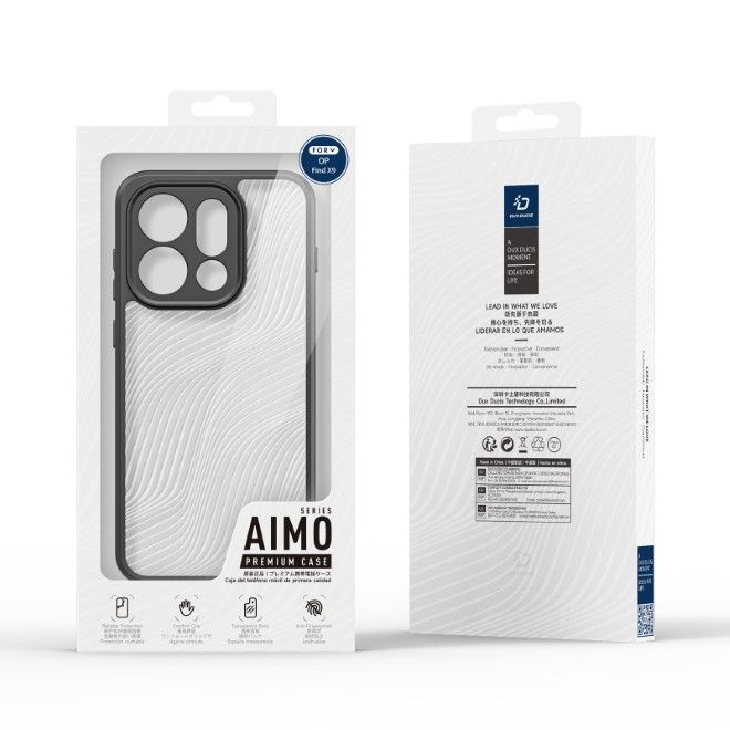 Dux Ducis - Oppo Find X9 Hülle - Hardcase - Aimo Series - schwarz