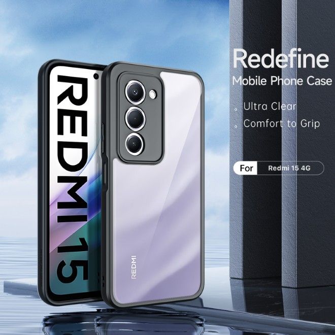 Dux Ducis - Xiaomi Redmi 15 Hülle - Hardcase - Aimo Series - schwarz