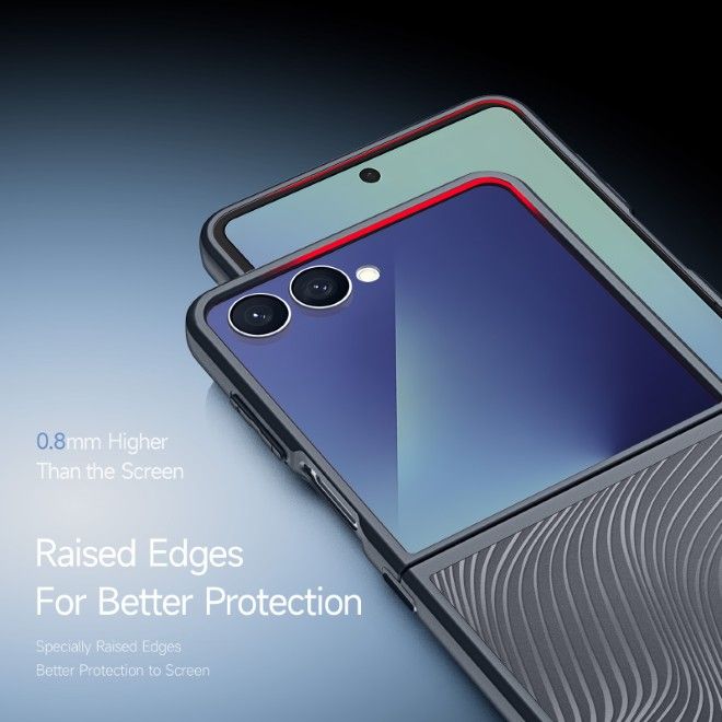 Dux Ducis - Samsung Galaxy Z Flip7 Hülle - Hardcase - Aimo Series - schwarz