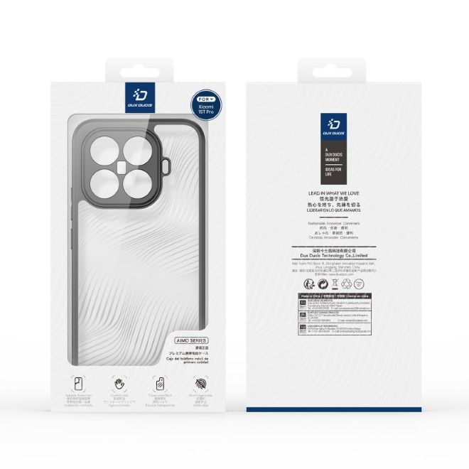 Dux Ducis - Xiaomi 15T Pro Hülle - Hardcase - Aimo Series - schwarz