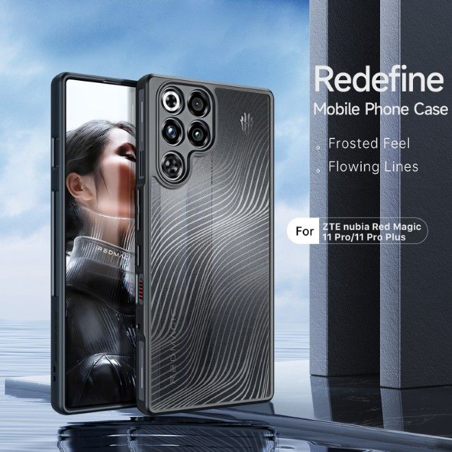 Dux Ducis - ZTE nubia RedMagic 11 Pro / 11 Pro+ Hülle - Hardcase - Aimo Series - schwarz