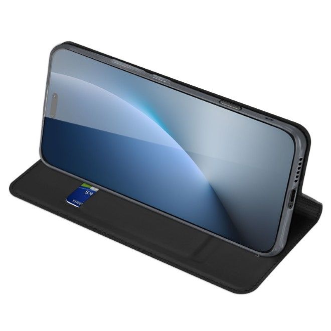 Dux Ducis - Honor Magic8 Pro Hülle - Handy Bookcover - Skin Pro Series - schwarz