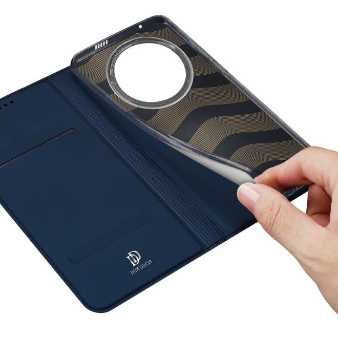 Dux Ducis - Honor Magic8 Pro Hülle - Handy Bookcover - Skin Pro Series - blau